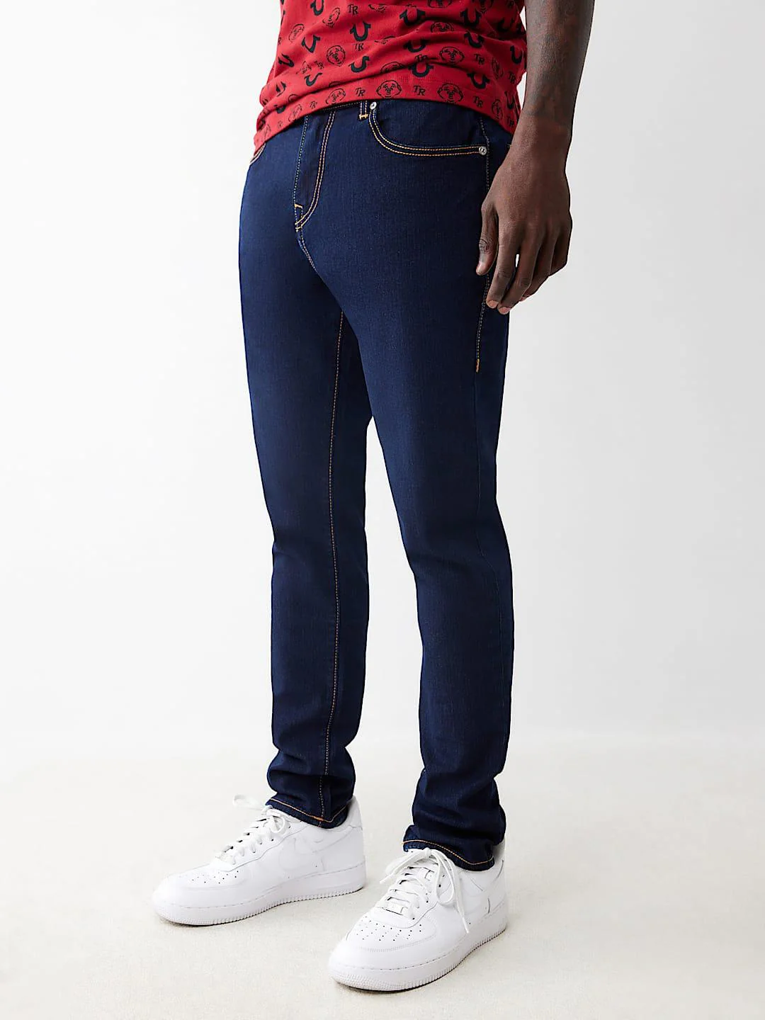 True Religion Men SN Rocco Slim Fit Dark Wash Jeans - Image 6