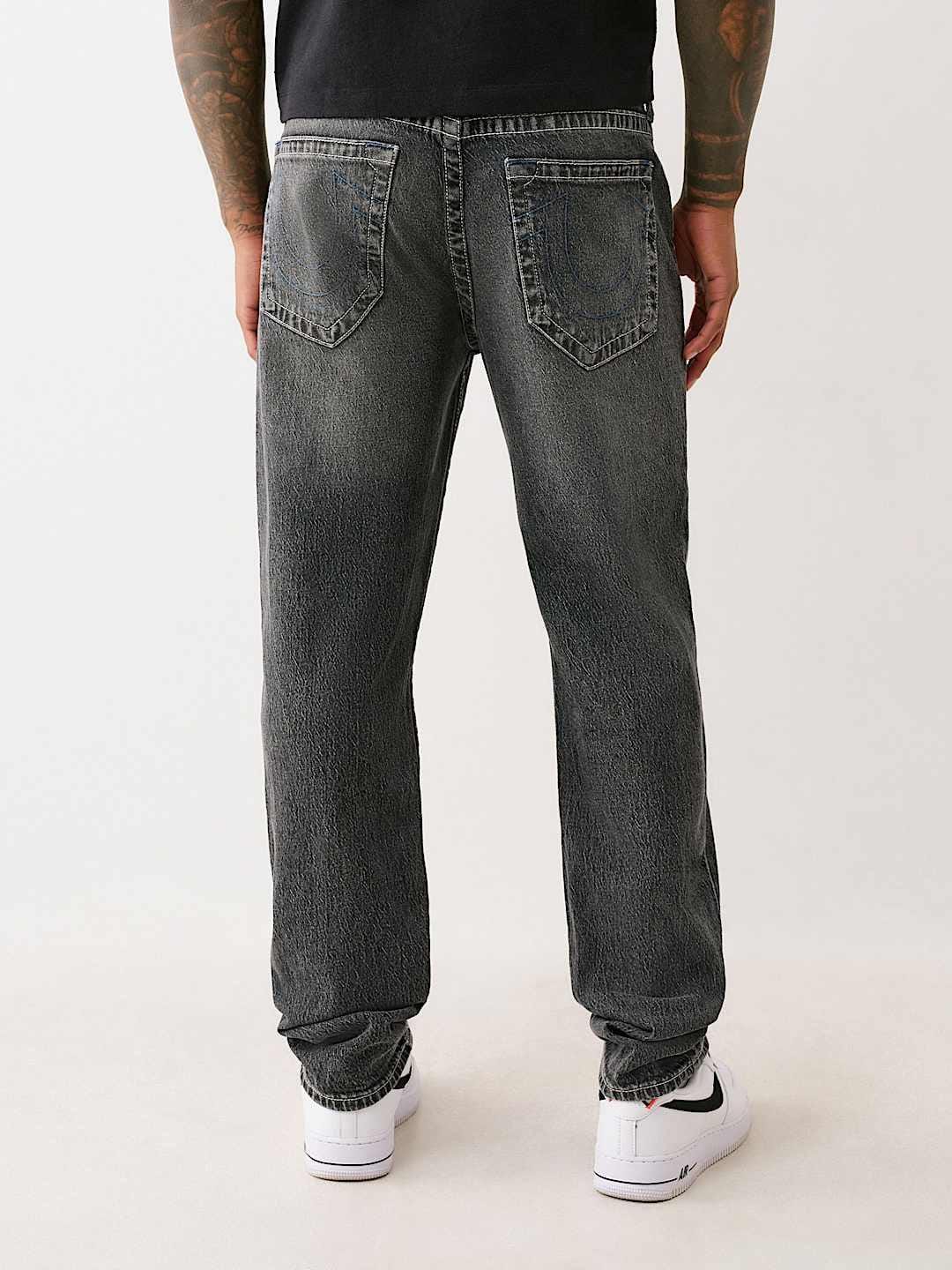 True Religion Men SN Rocco Slim Fit Pure Cotton Mid Rise Jeans - Image 3