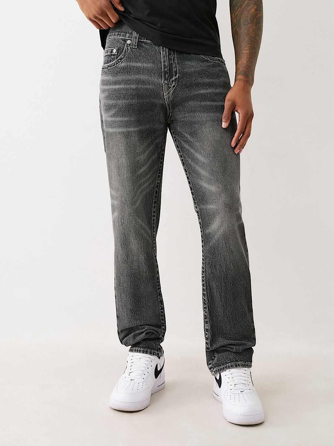True Religion Men SN Rocco Slim Fit Pure Cotton Mid Rise Jeans - Image 5