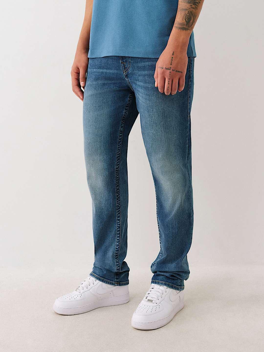 True Religion Men SN Geno Skinny Fit Medium Wash Jeans - Image 6