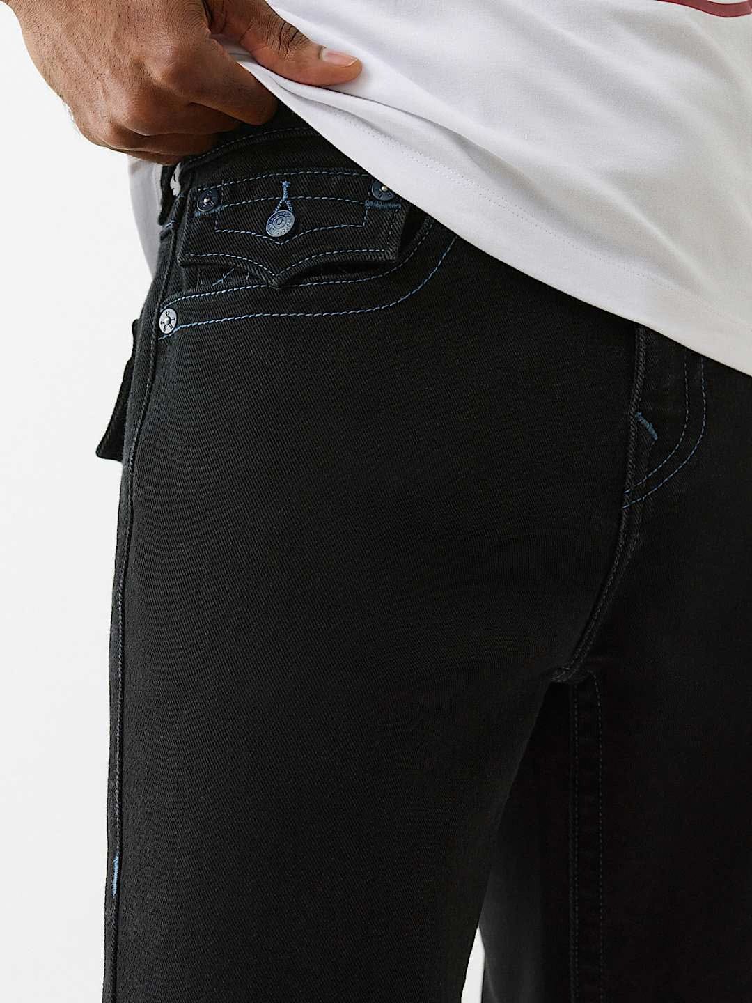 True Religion Men SN Mesh Billy Bootcut Fit Mid Rise Jeans - Image 4