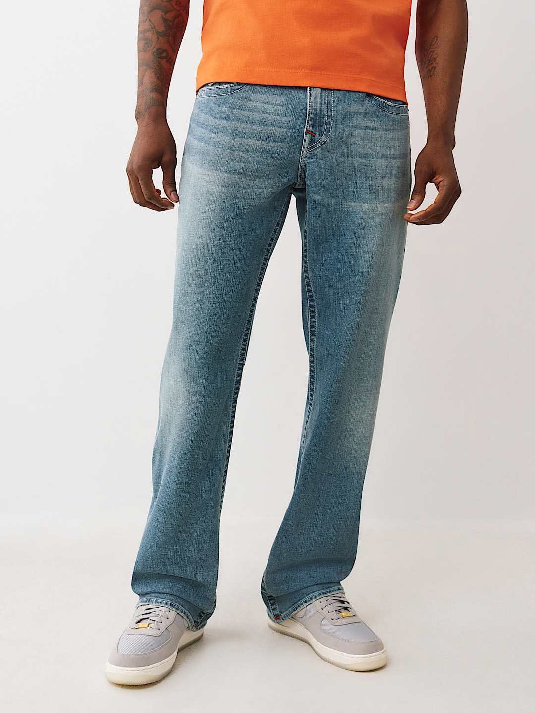 TRUE RELIGION Men BILLY SN Light Blue Jeans - Image 2