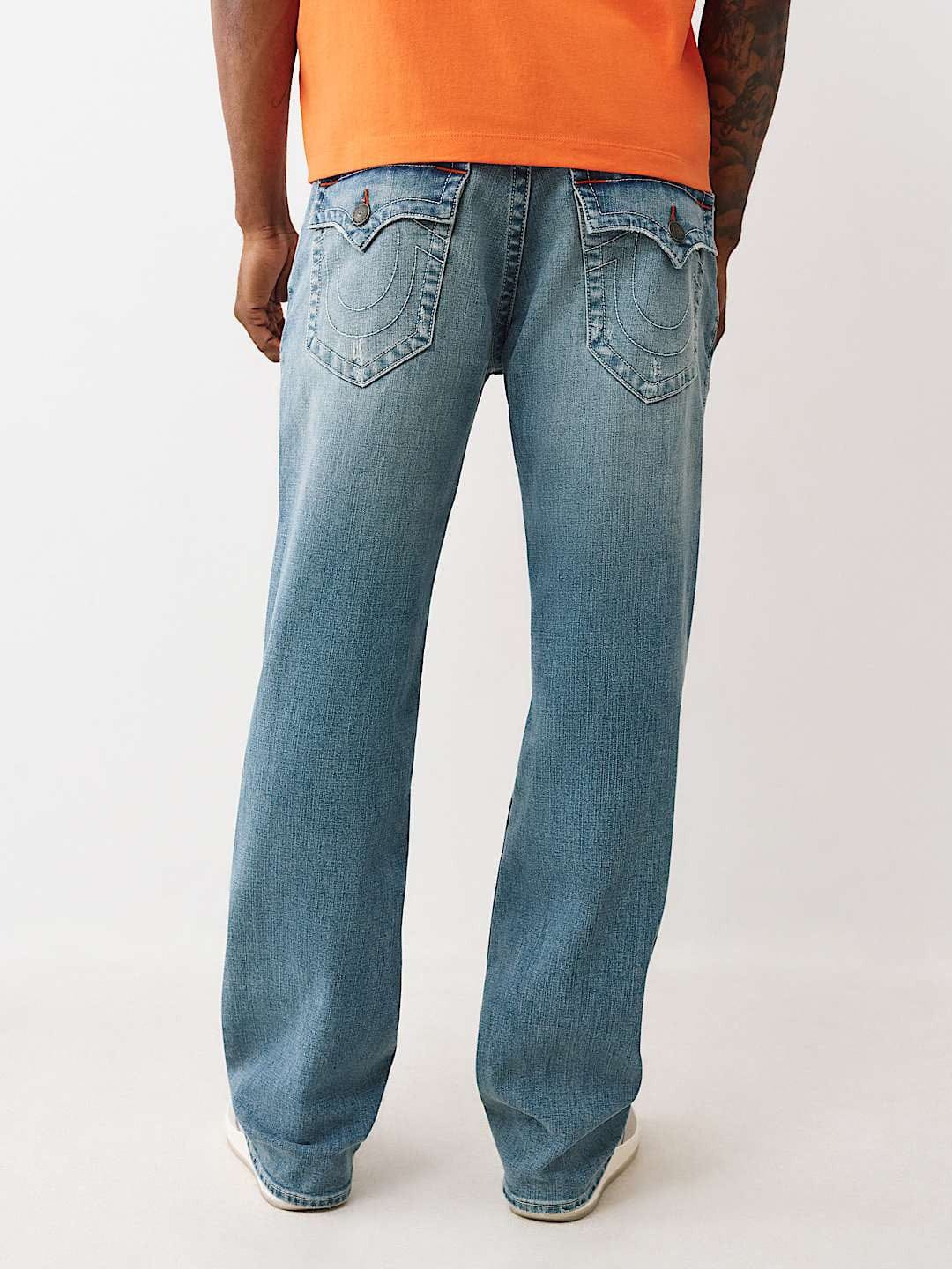 TRUE RELIGION Men BILLY SN Light Blue Jeans - Image 3