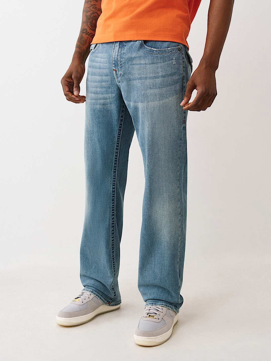TRUE RELIGION Men BILLY SN Light Blue Jeans - Image 5