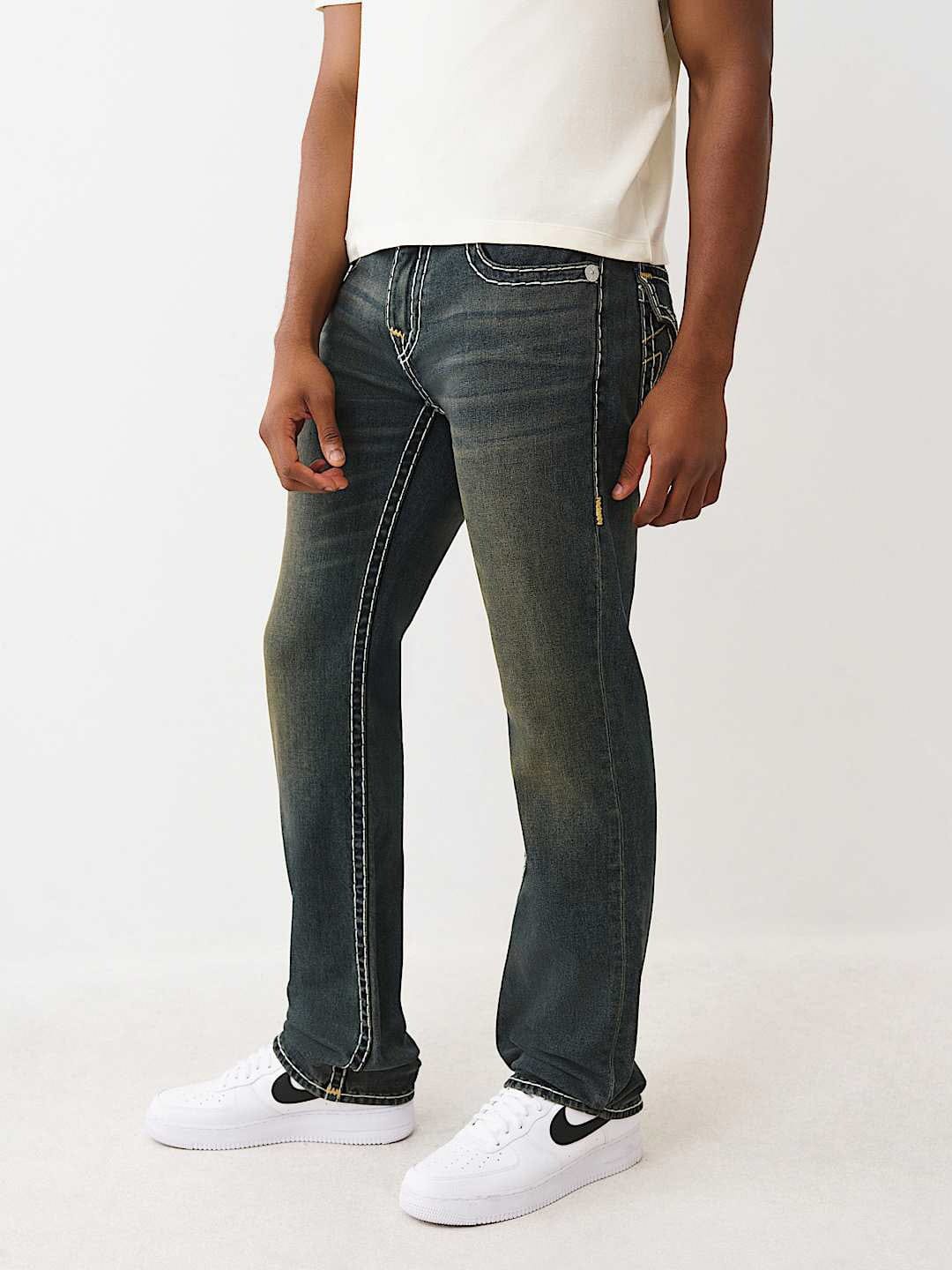 TRUE RELIGION Men RICKY Super T Dark Indigo Jeans - Image 5