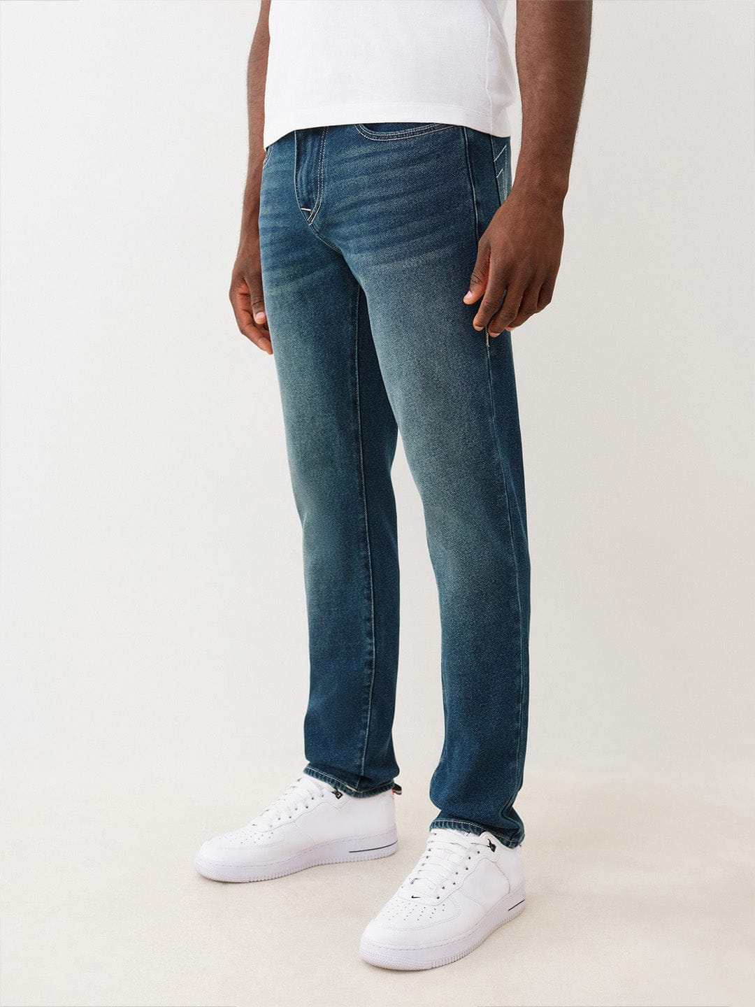 TRUE RELIGION Men SN Blue Jeans - Image 5