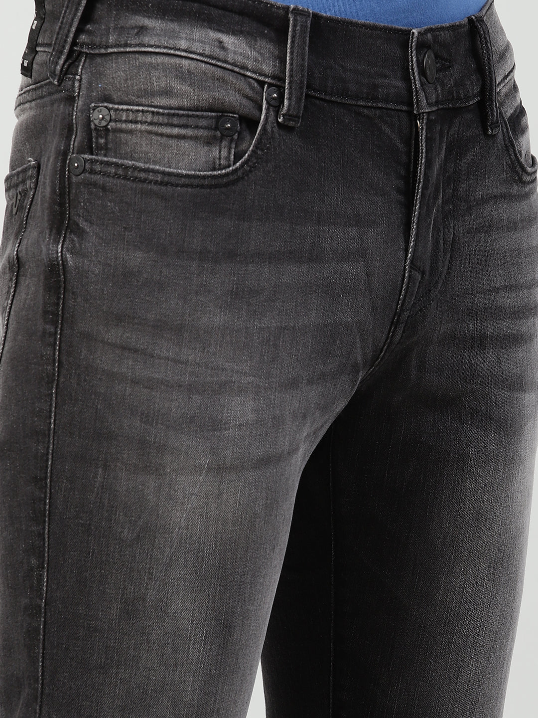 True Religion Men METAL HS Rocco Skinny Fit Mid Rise Jeans - Image 6
