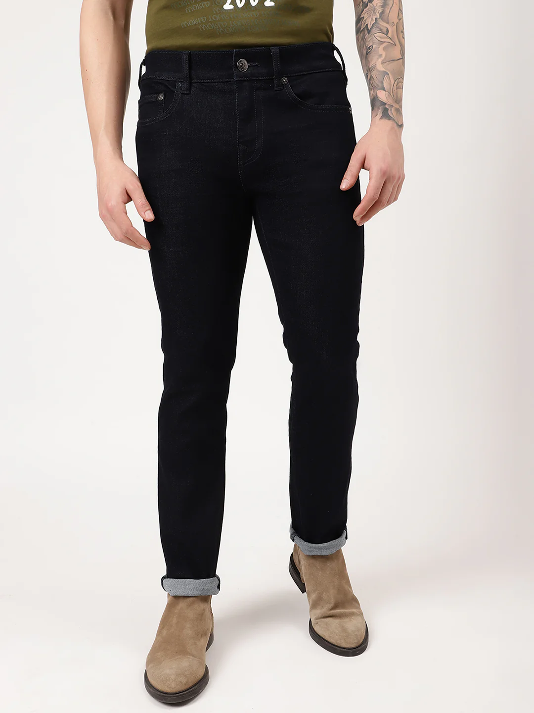 True Religion Men METAL HS Rocco Skinny Fit Mid Rise Jeans - Image 3