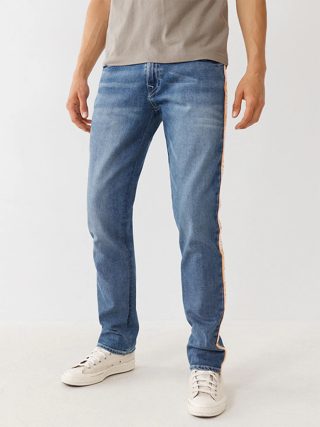 True Religion Men SN Geno Slim Fit Medium Wash Jeans - Image 2