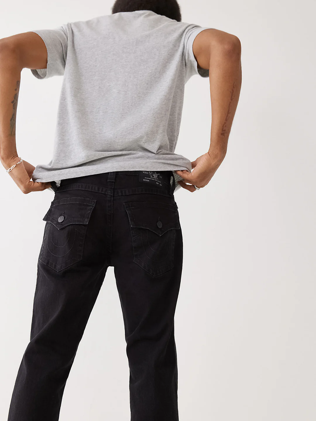 True Religion Men SN Ricky Straight Fit Mid Rise Jeans
