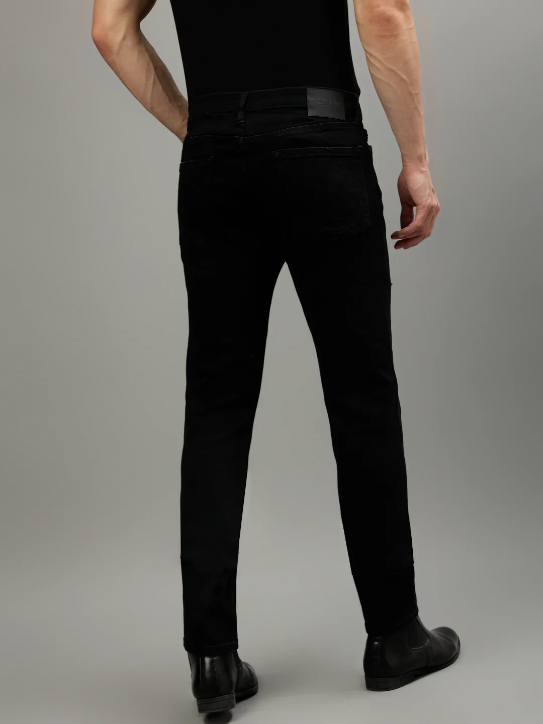 True Religion Men SN Rocco Straight Fit Mid Rise Jeans - Image 2