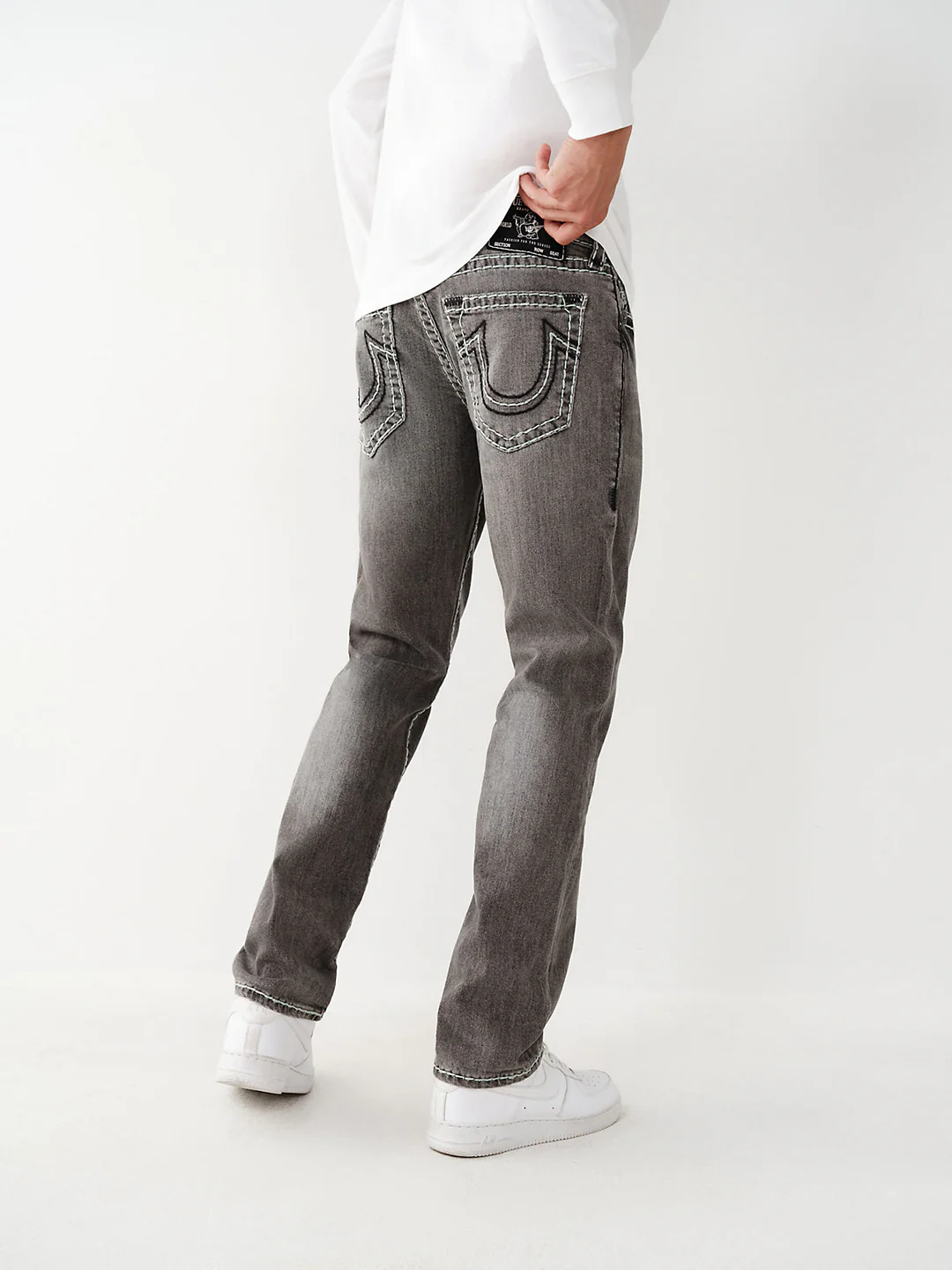 True Religion Men Super T Geno Skinny Fit Mid Rise Jeans - Image 2