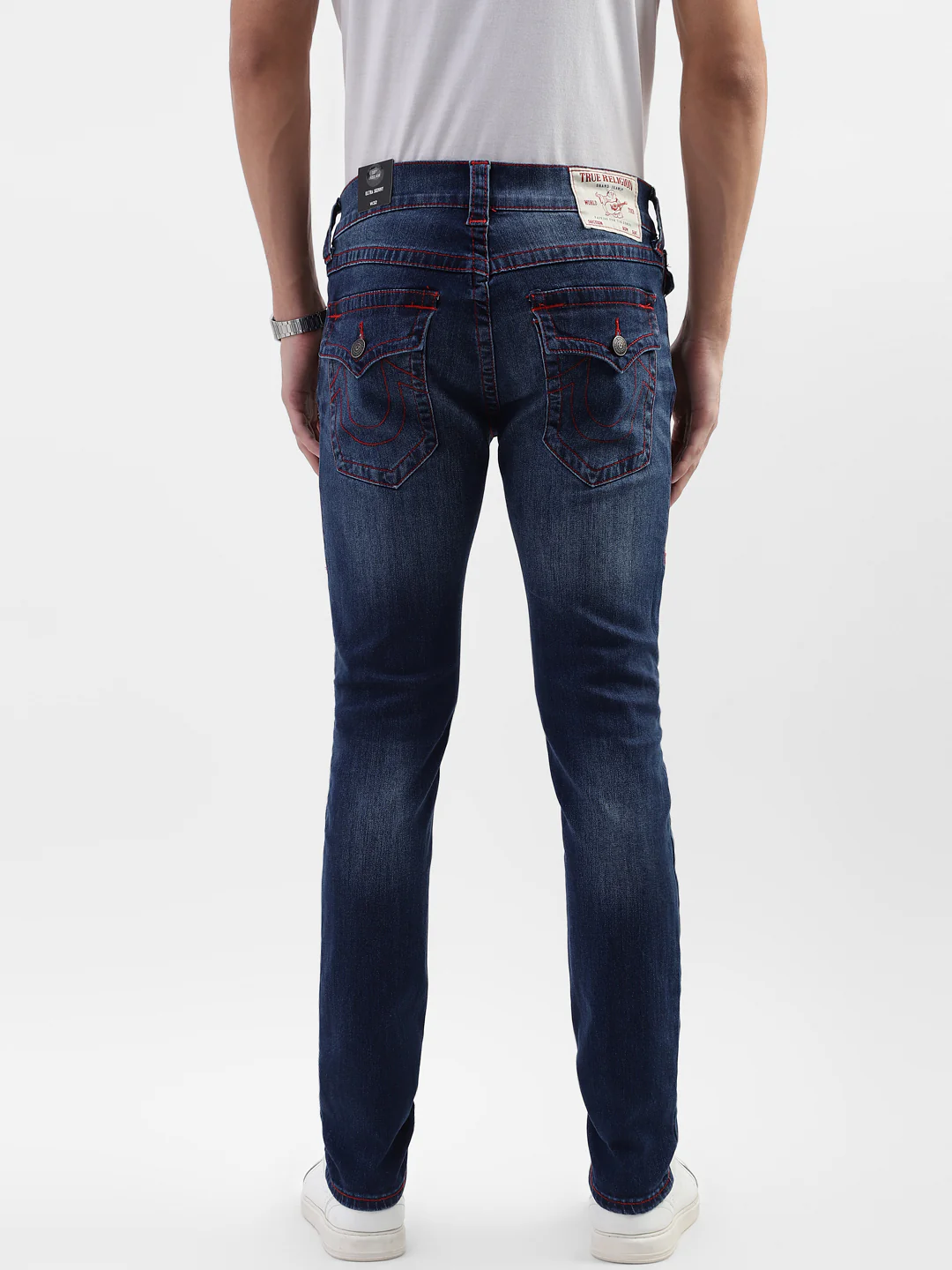 True Religion Men SN Matt Skinny Fit Medium Wash Jeans - Image 2