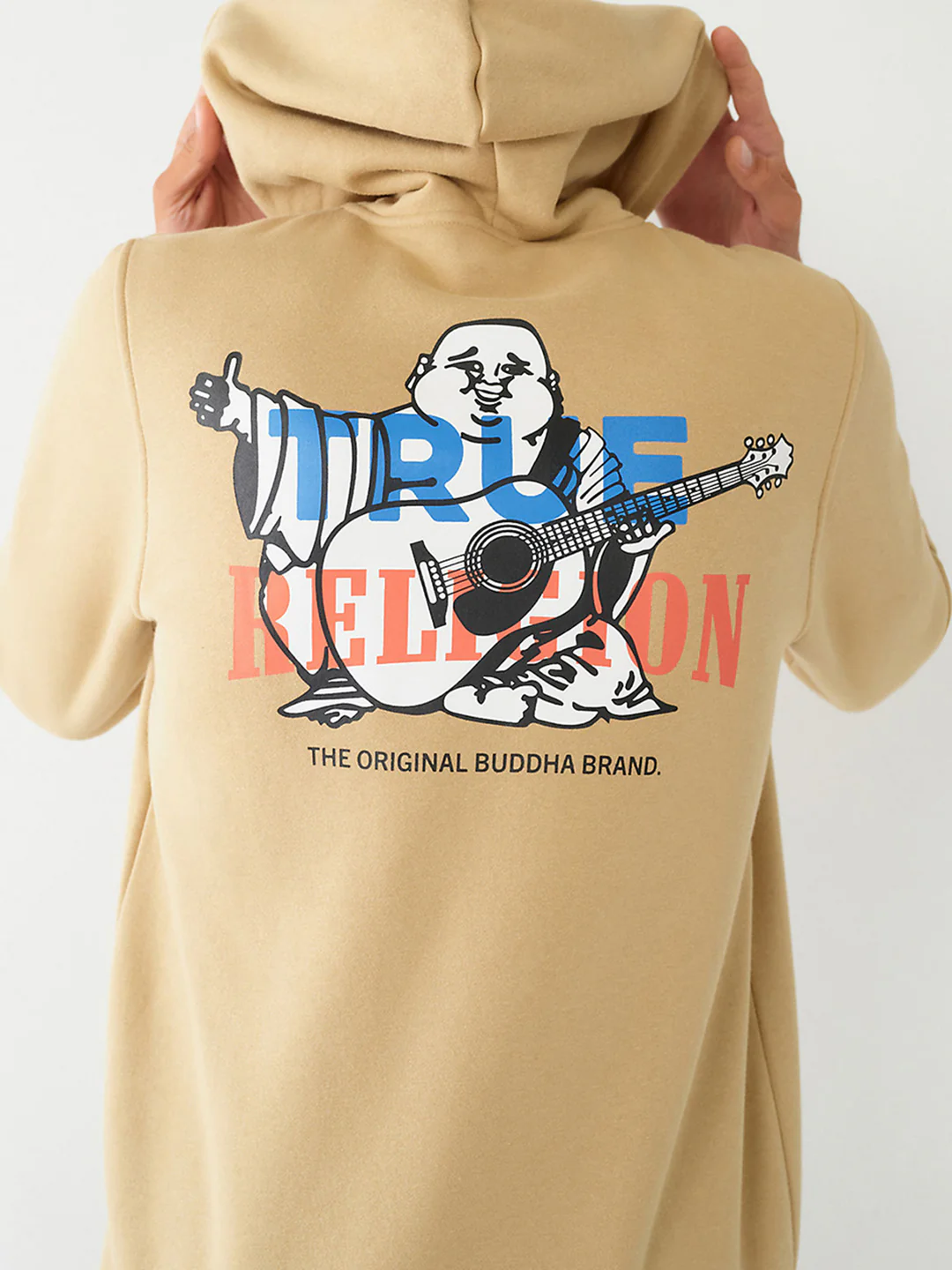 True Religion Men Printed Full Sleeves Hooded Sweatshirt - Image 4