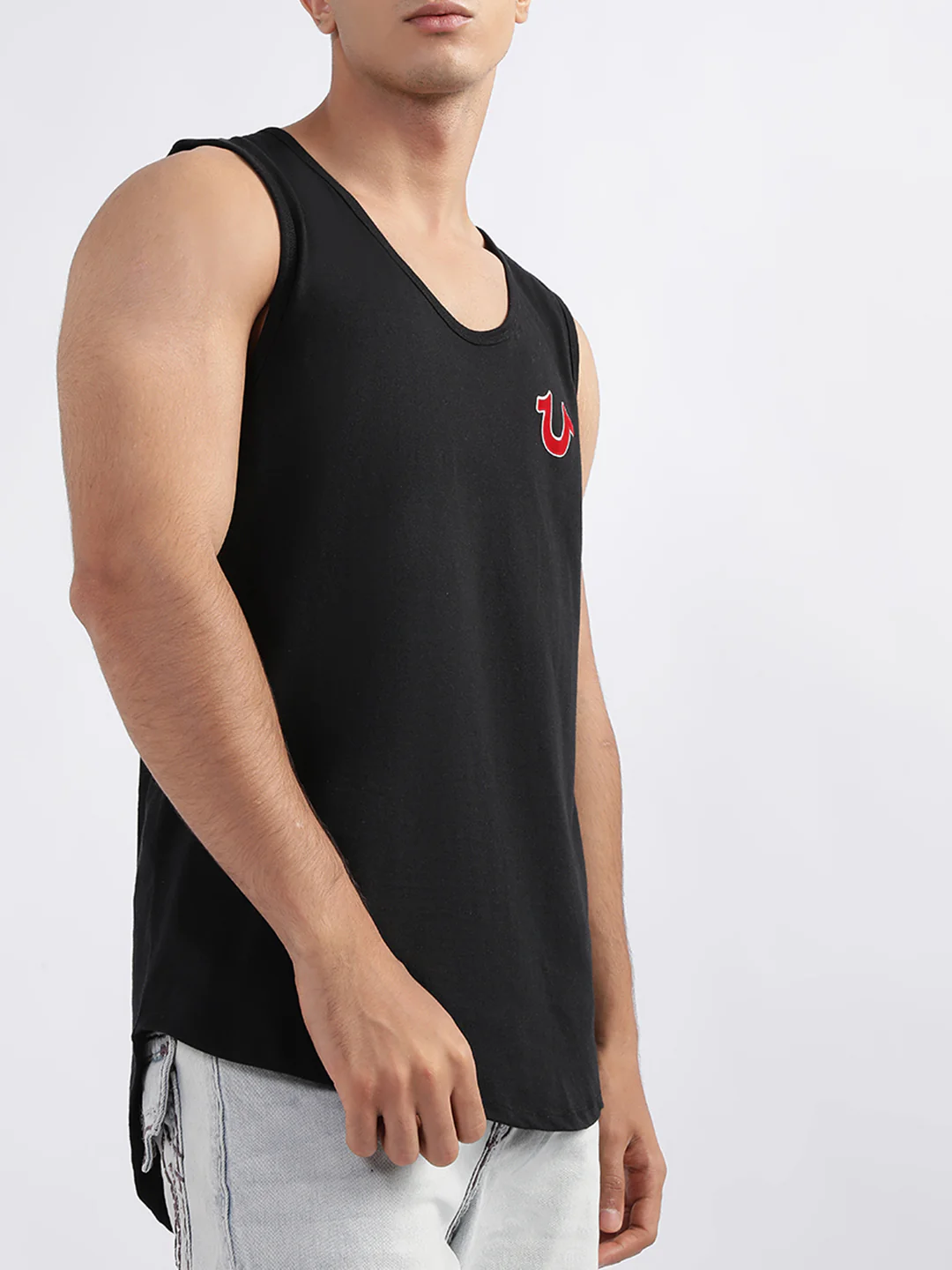 True Religion Black Fashion Relaxed Fit Vest - Image 2