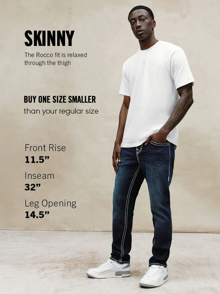 True Religion Men Big T Rocco Slim Fit Mid Rise Jeans - Image 7