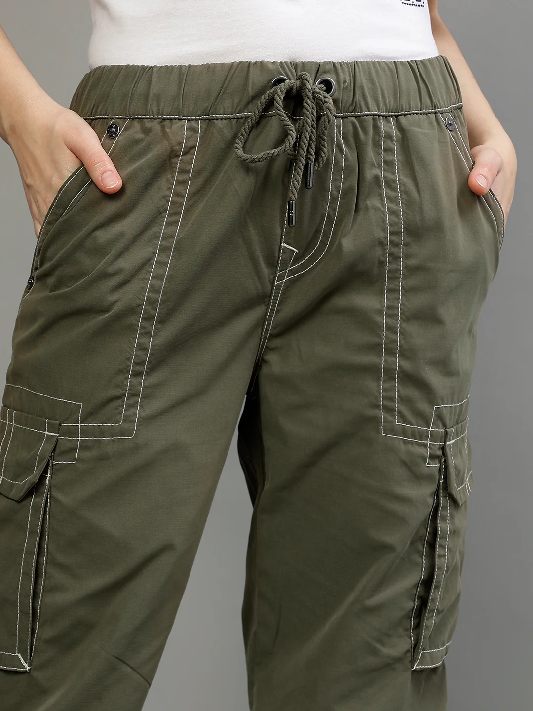 True Religion Womens SN Bobbi Oversize Fit Green Low Rise Jeans - Image 6