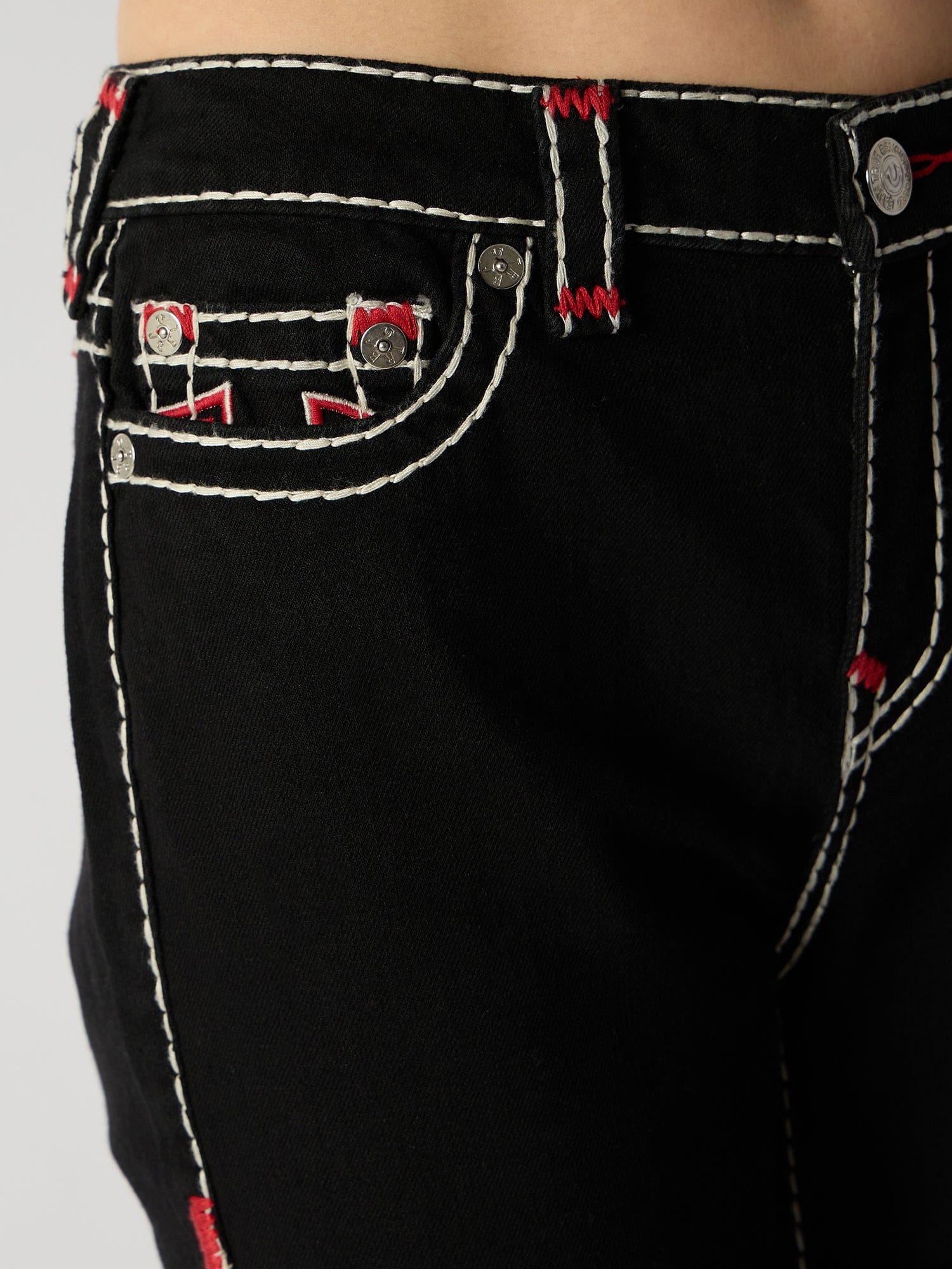 True Religion Women Black Skinny Fit Jeans - Image 6