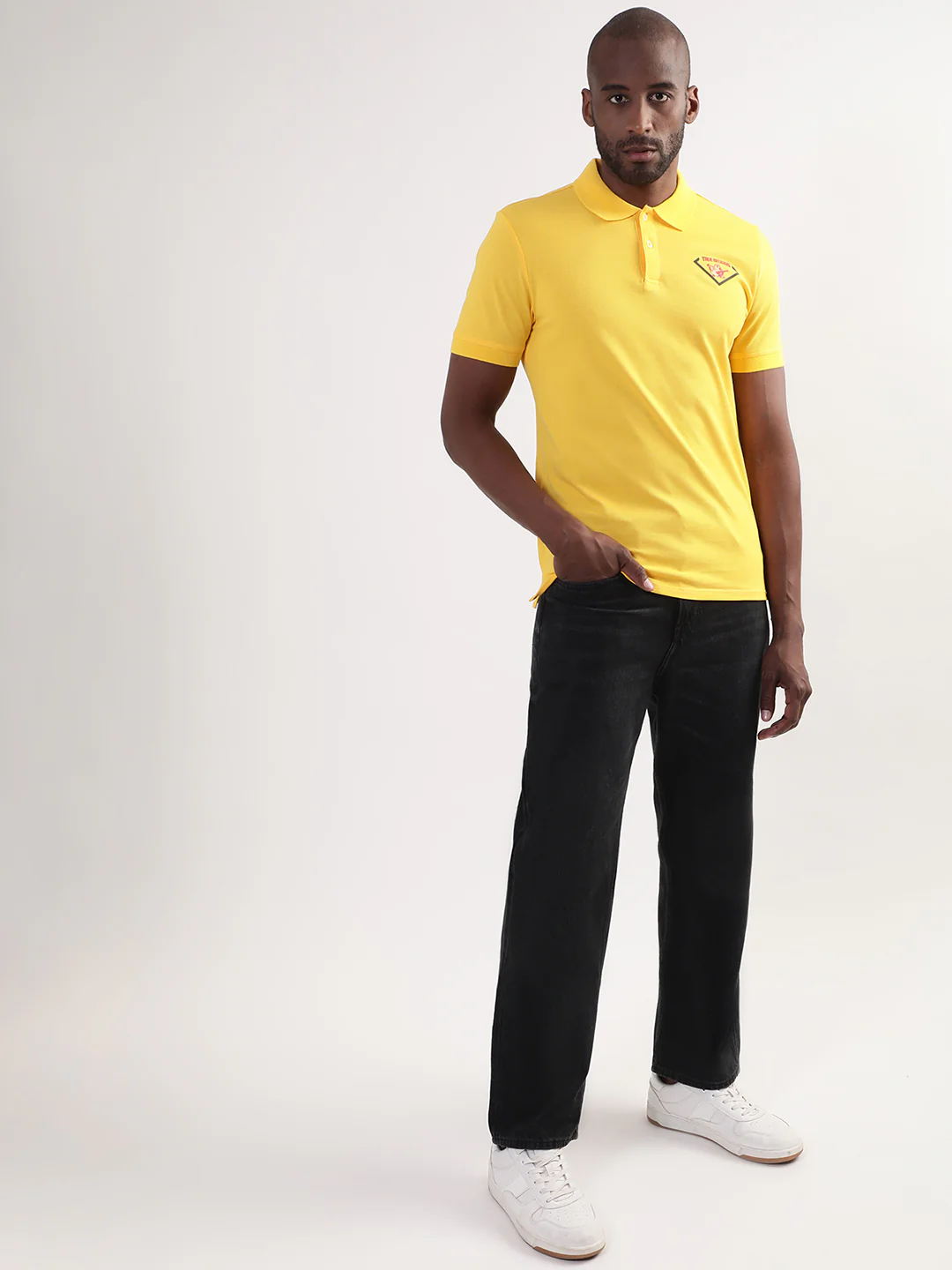 True Religion Banana Regular Fit Polo T-Shirt - Image 4