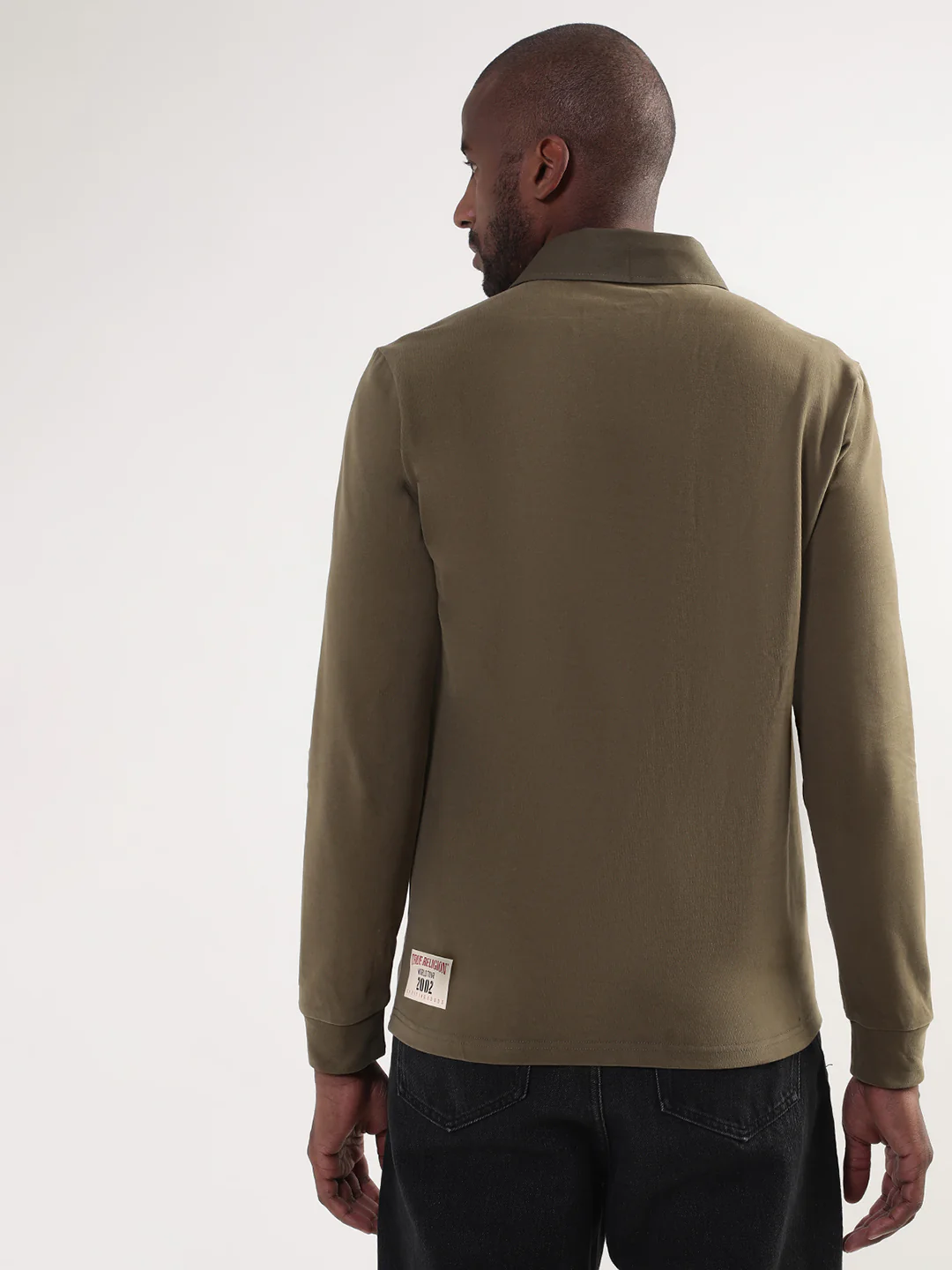 True Religion Martini Olive Regular Fit Polo T-Shirt - Image 2