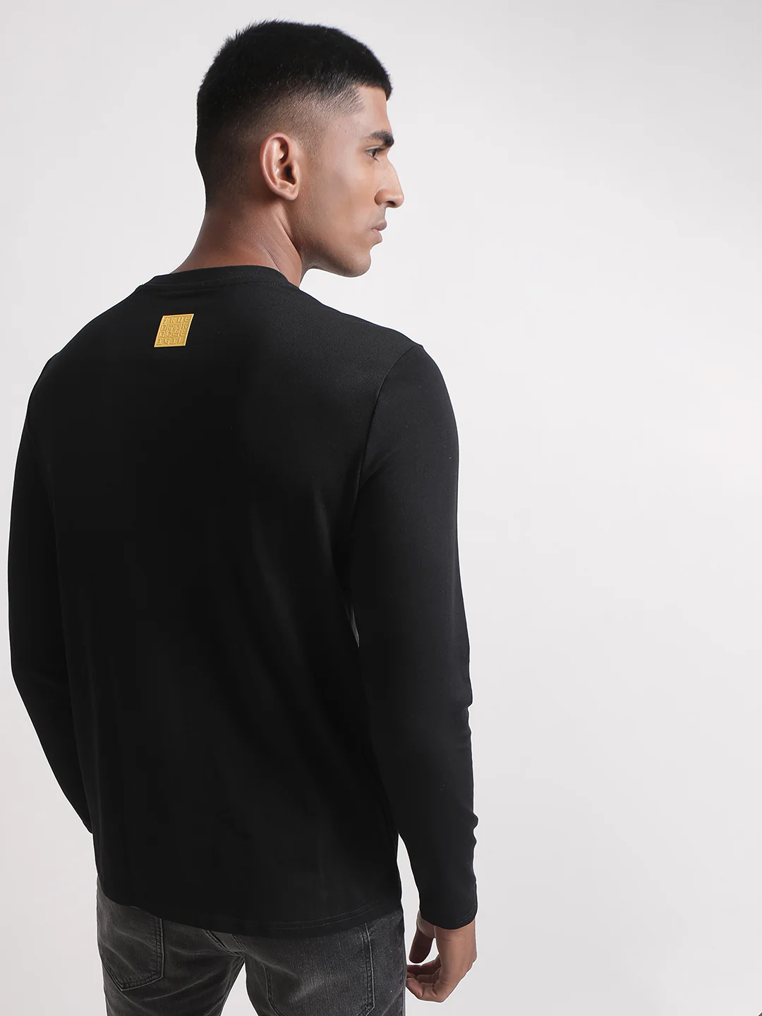 True Religion Black Logo Regular Fit T-Shirt - Image 3