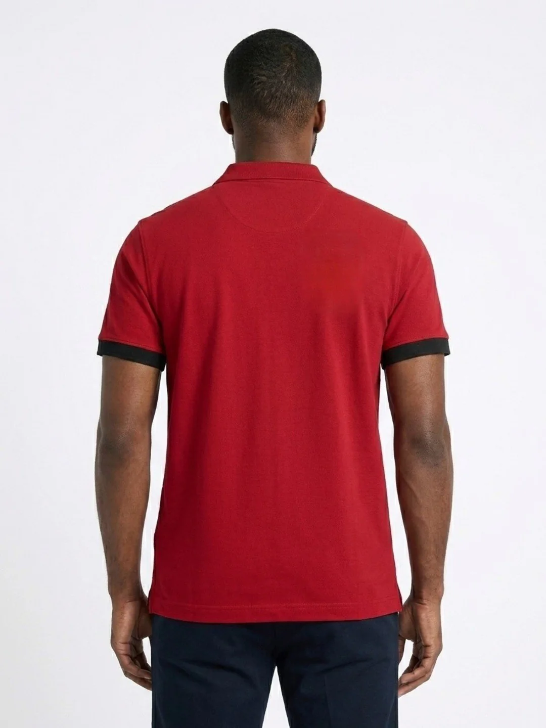 True Religion Red Cotton Men Polo T shirt - Image 3