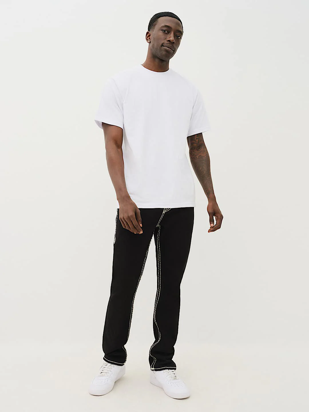 True Religion Black Stretchable Ricky Super T Men Jeans - Image 2