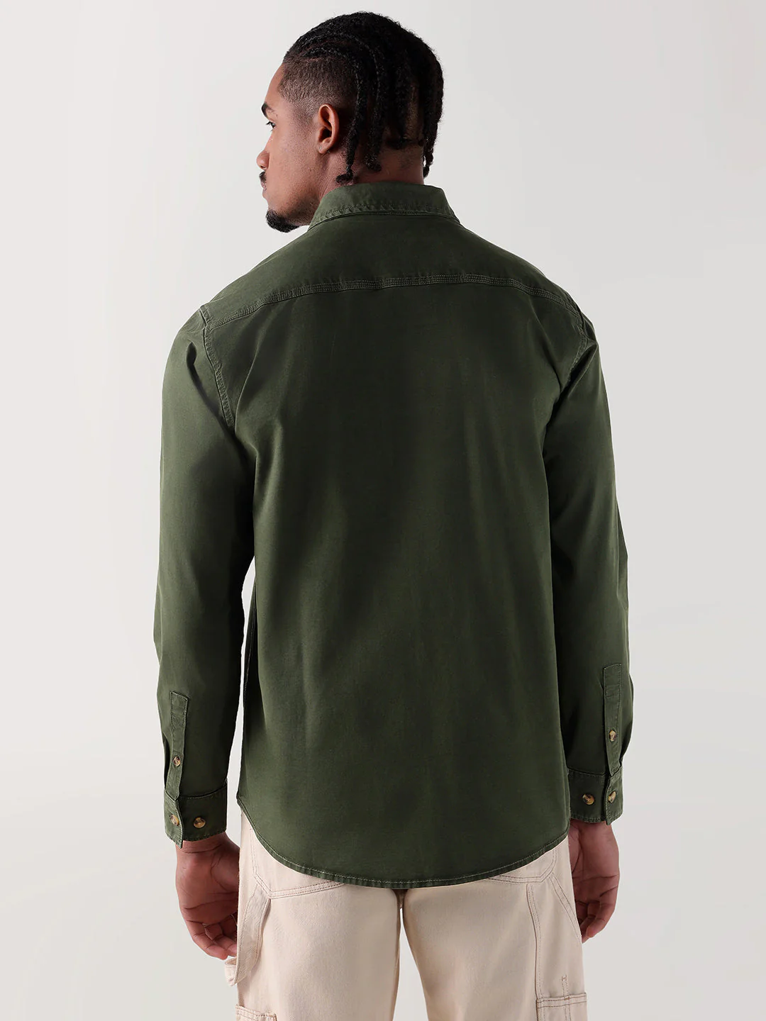 TRUE RELIGION Men Green Regular Fit Shirt - Image 3