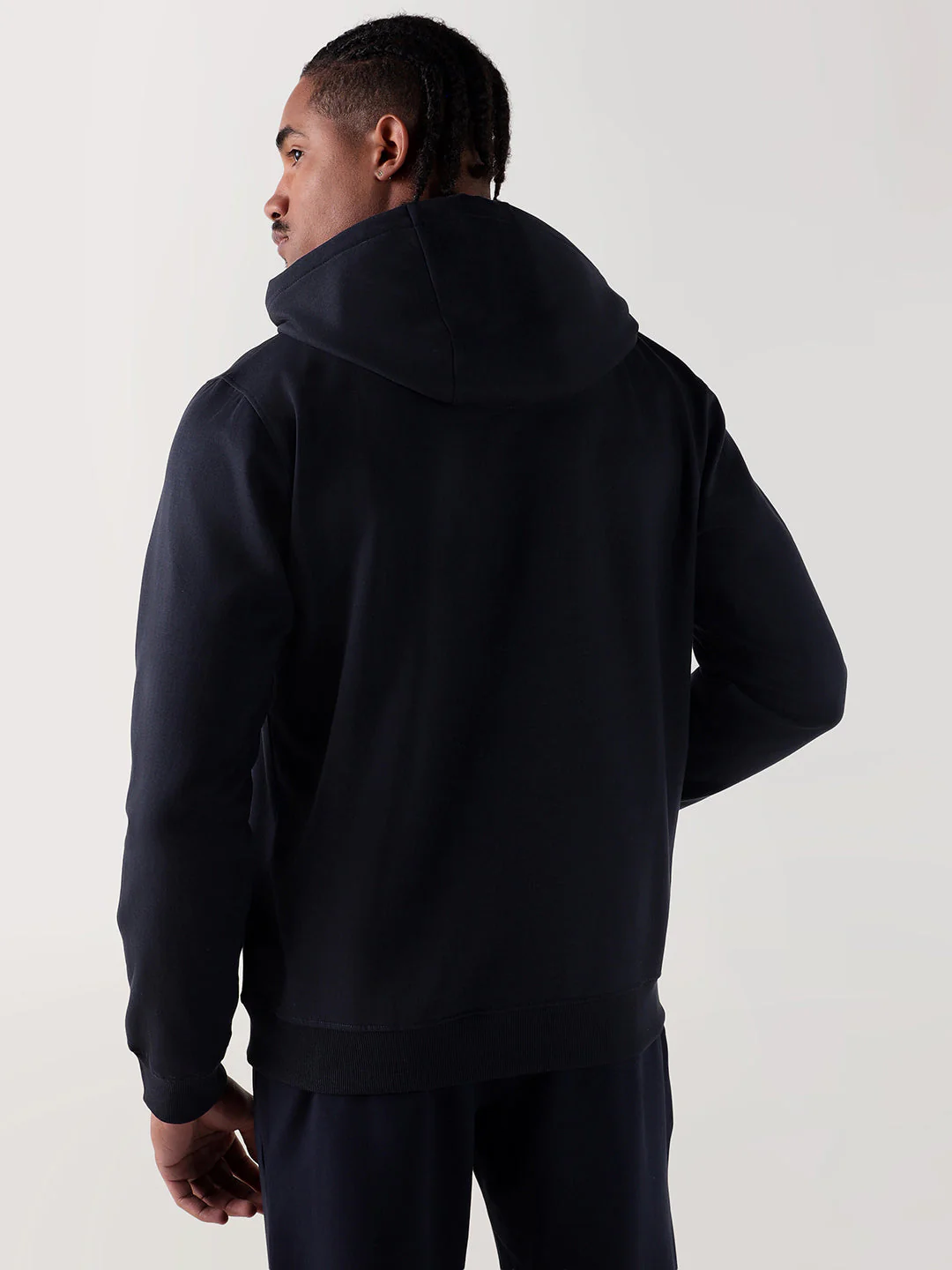 TRUE RELIGION Men Navy Blue Branded Artwork Regular Fit Hoodie - Image 3