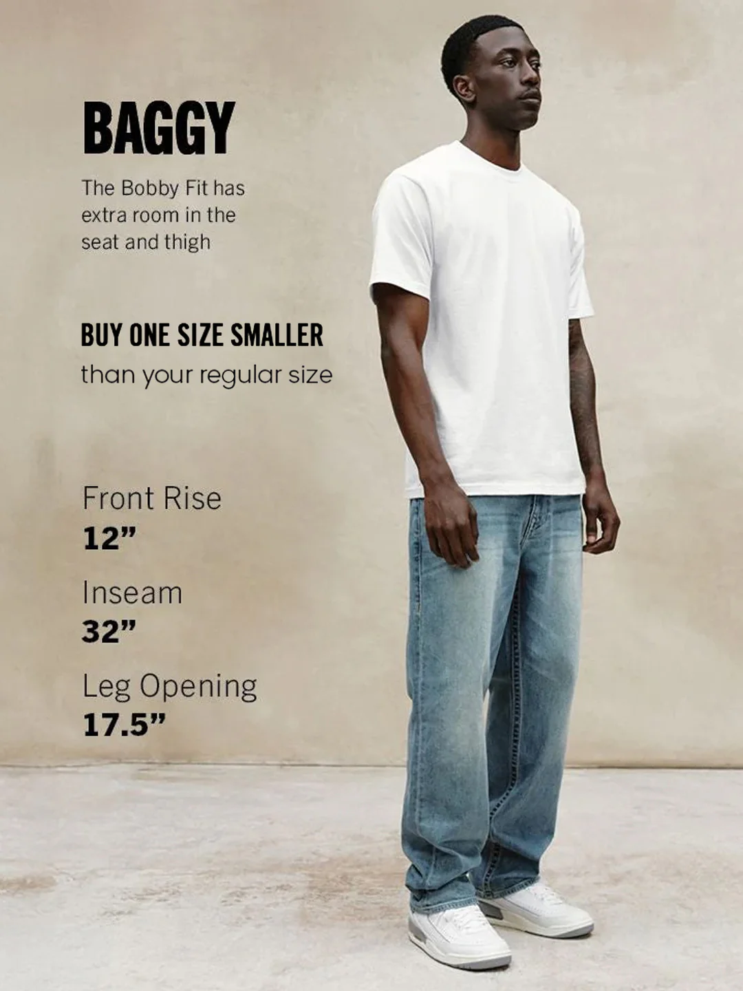 True Religion Men Light Blue Solid Baggy Super T Bobby Jeans - Image 7