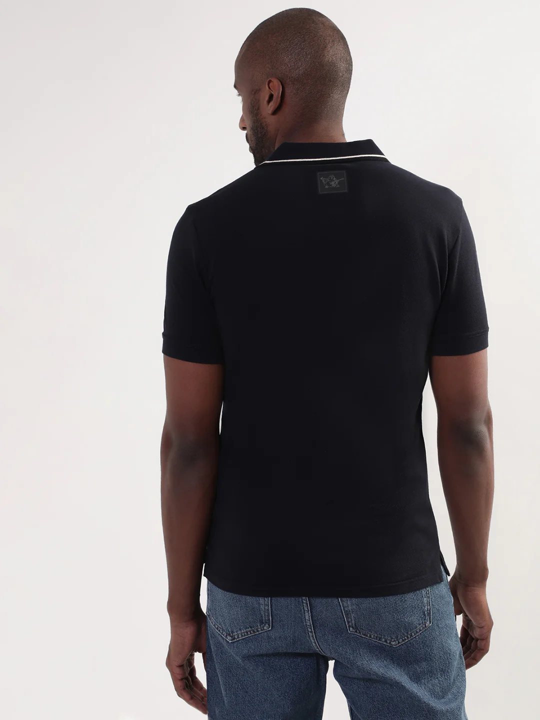 True Religion Peacoat Regular Fit Polo T-Shirt - Image 2