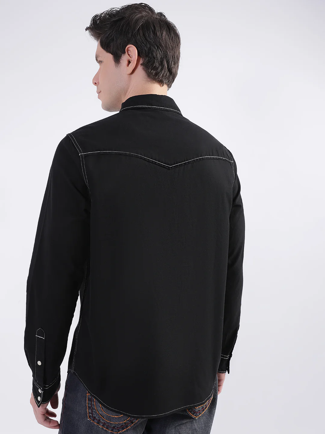 True Religion Black Fashion Regular Fit Shirt - Image 4