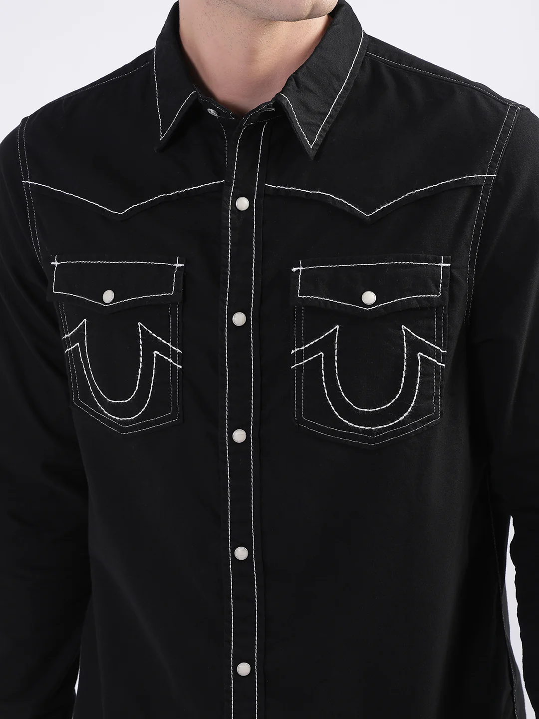 True Religion Black Fashion Regular Fit Shirt - Image 7