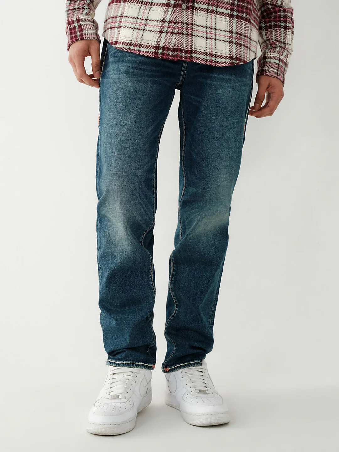 True Religion Men Super T Rocco Skinny Fit Dark Wash Jeans - Image 2
