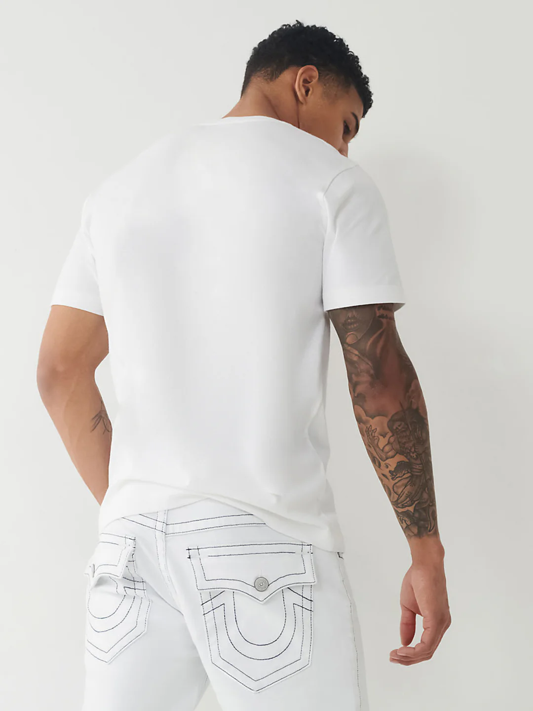 True Religion Men SN Ricky Straight Fit Mid Rise Jeans
