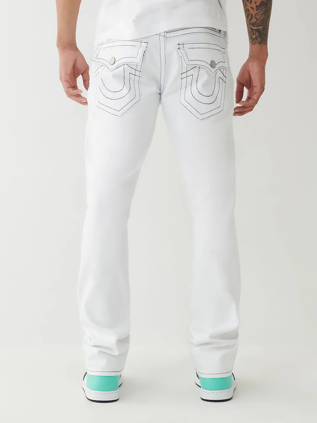 True Religion Men SN Ricky Straight Fit Mid Rise Jeans - Image 2
