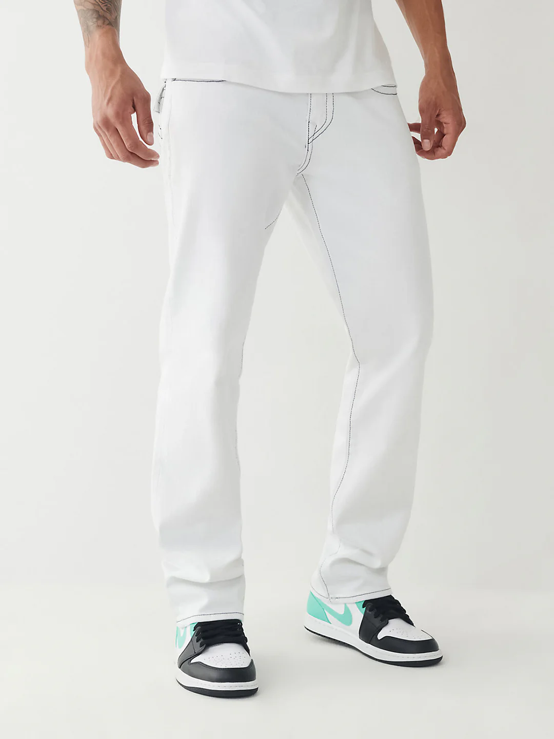 True Religion Men SN Ricky Straight Fit Mid Rise Jeans - Image 3