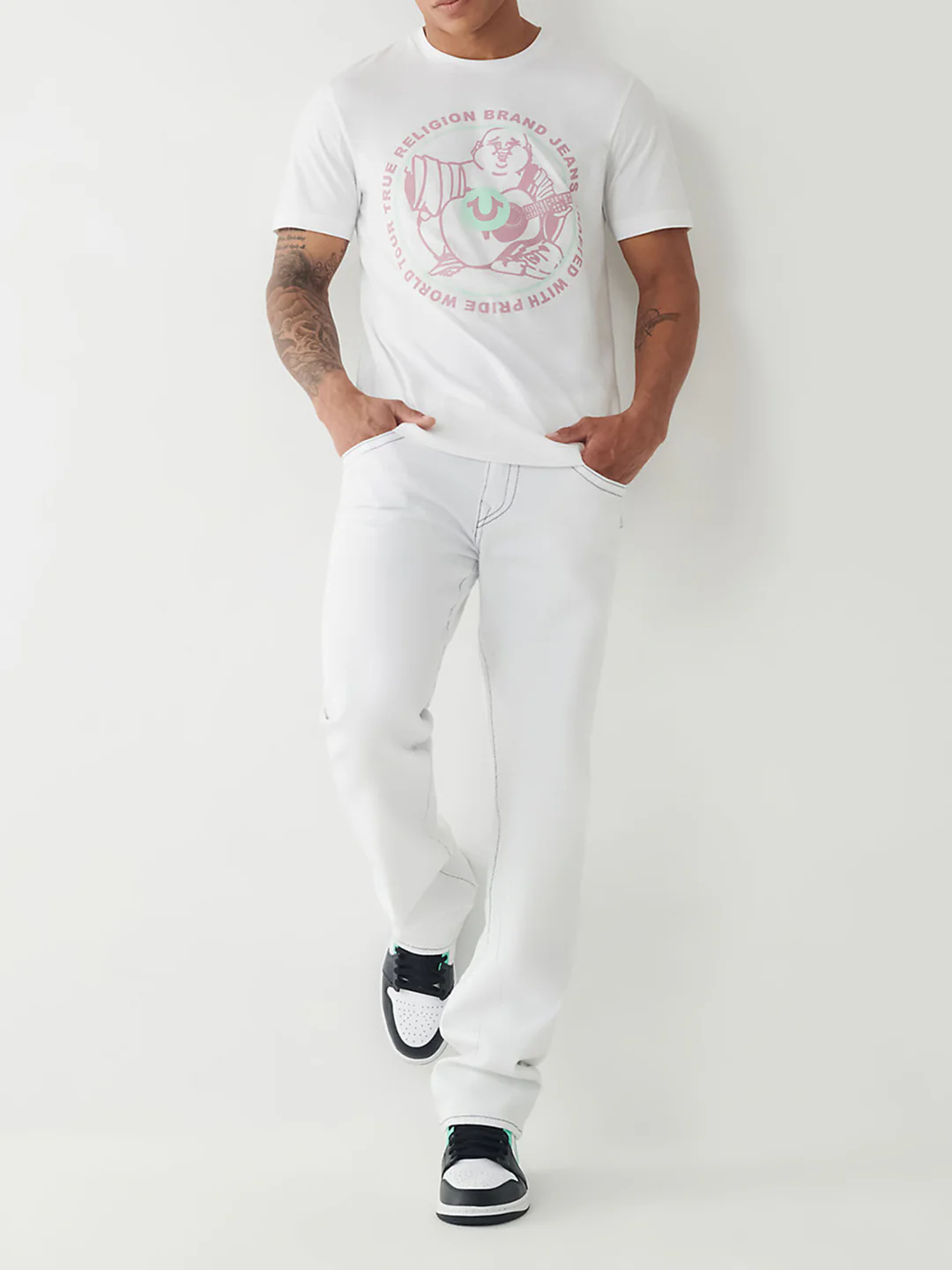 True Religion Men SN Ricky Straight Fit Mid Rise Jeans - Image 7