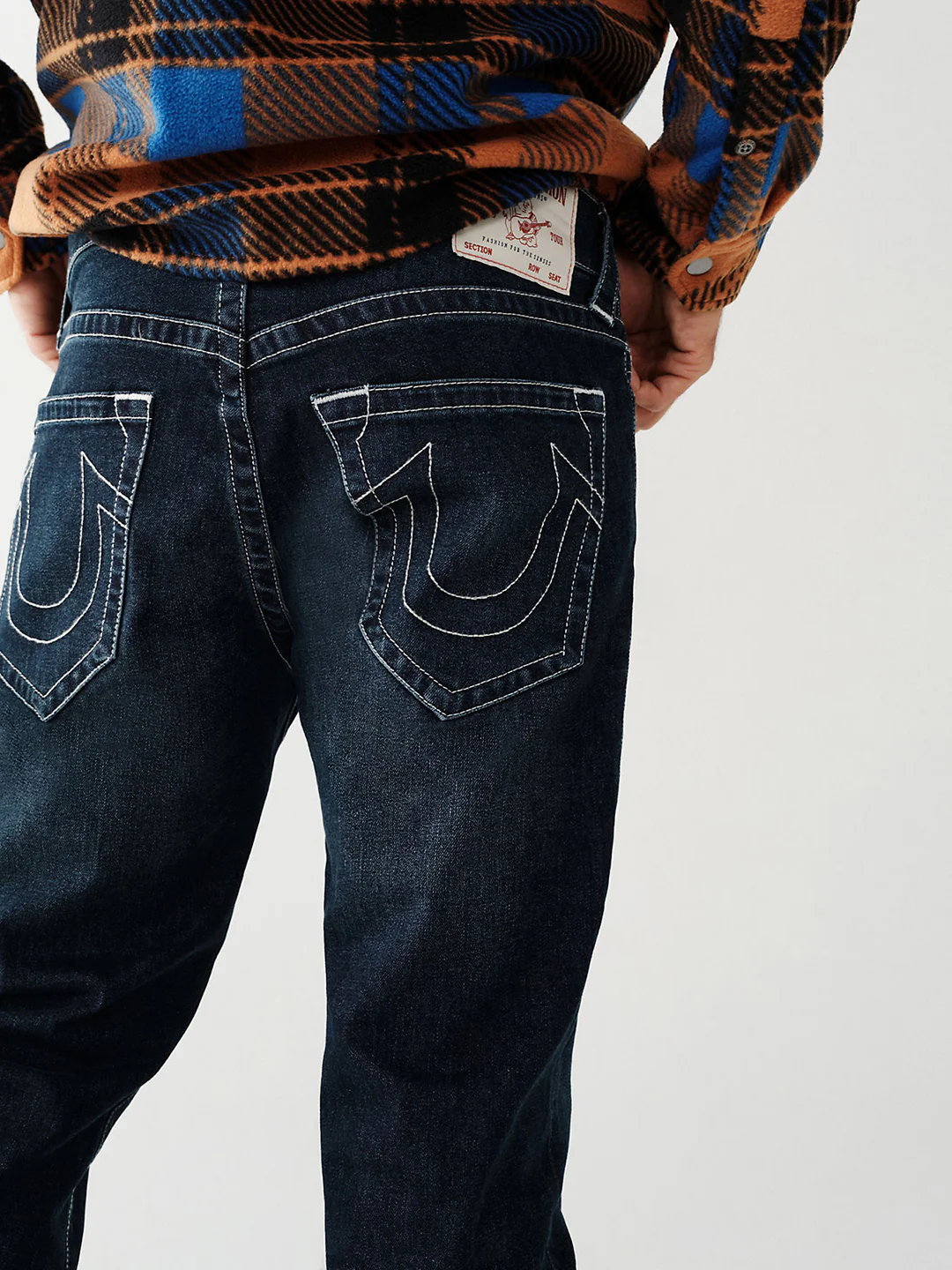True Religion Men SN Rocco Skinny Fit Dark Wash Jeans - Image 6