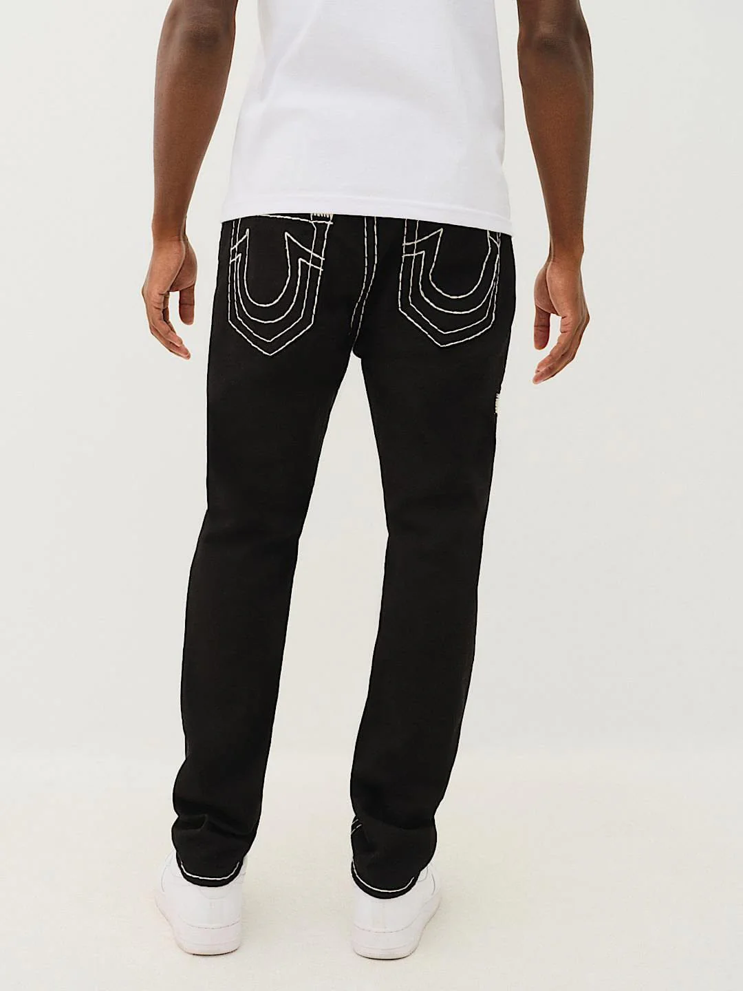 True Religion Men SUPER T Rocco Slim Fit Mid Rise Jeans - Image 3