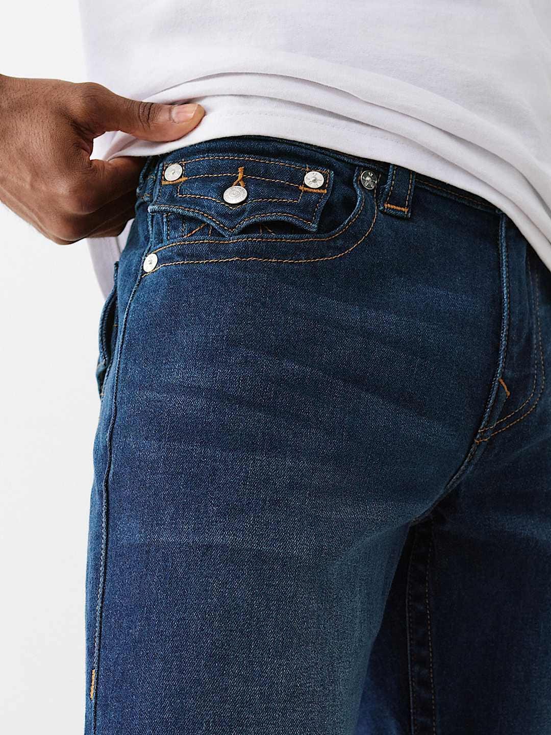 True Religion Men SN Billy Bootcut Fit Dark Wash Jeans - Image 4