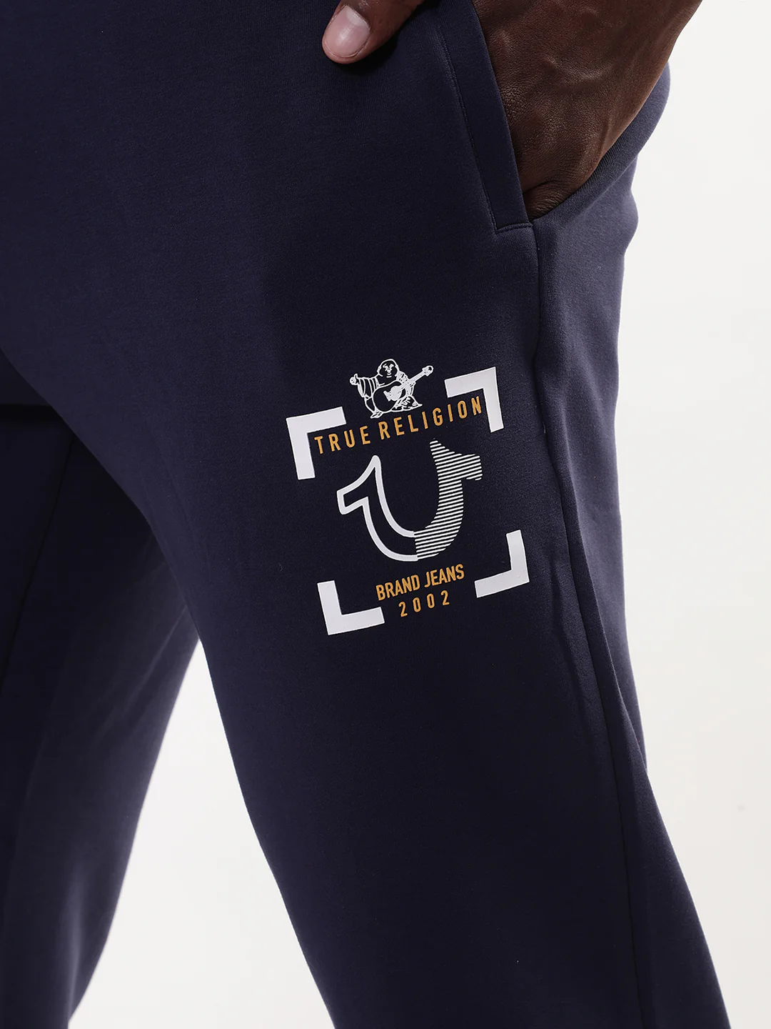 True Religion Peacoat Regular Fit Trackpants - Image 5