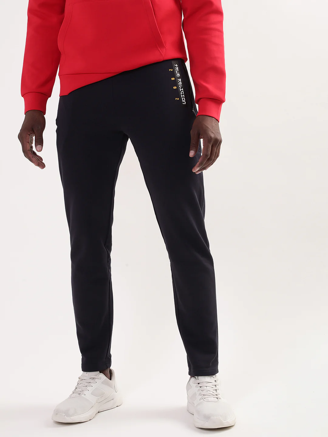 True Religion Peacoat Regular Fit Trackpants - Image 2